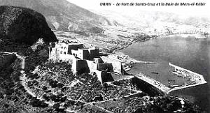 Oran - Santa-Cruz - Fort - Baie Mers-el-Kebir - Vue aerienne